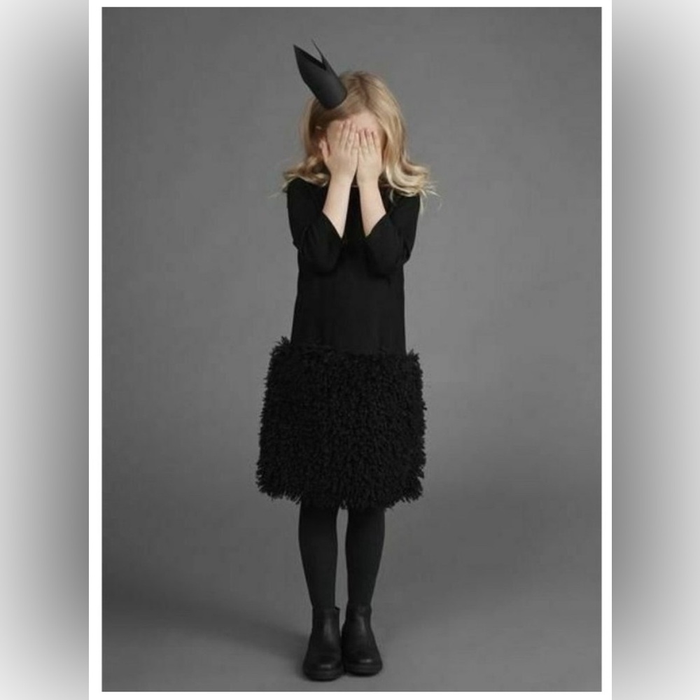 Mummymoon black dress girls 8